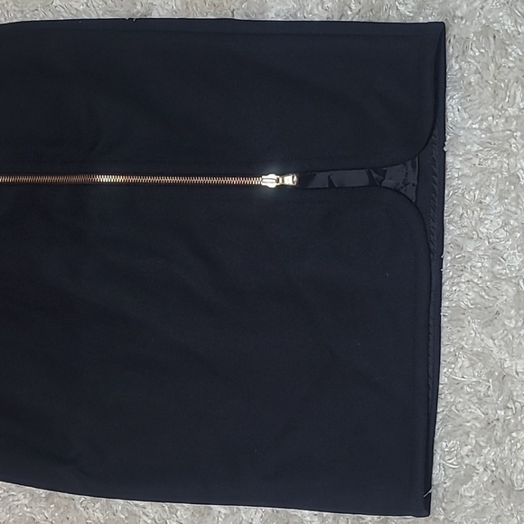 J.Crew Black Wool High-Waist Asymmetrical Zip Midi Skirt Women’s 0 NWT - Picture 9 of 15